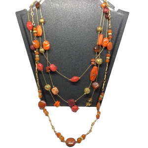 CURATED bundle layered statement look necklaces robert Rose +